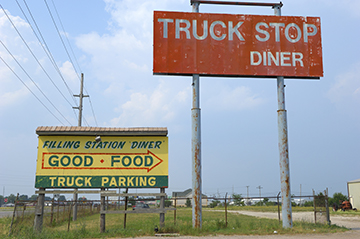 truck stop image